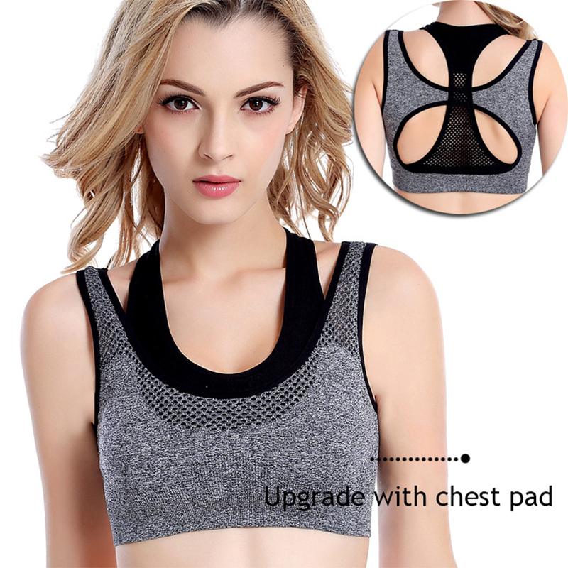 Shockproof Hollow Breathable S - Underwire Bra Padded 评论和价格