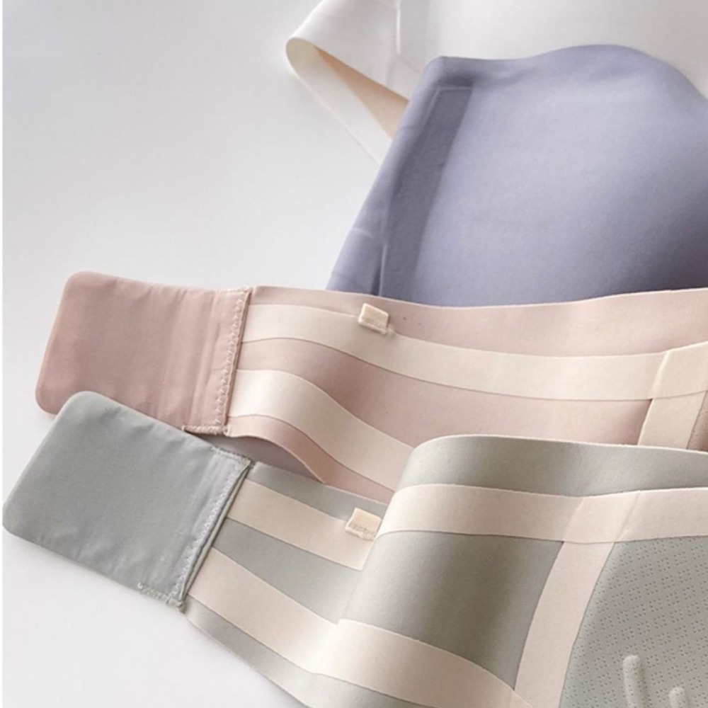 Solid Color Strapless Wrapped  - Minimizer Bra Women 评论和价格