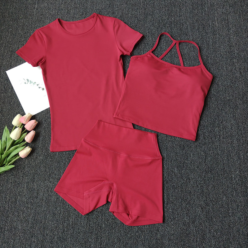 3 Piece Quick Dry Workout Set  - Full Coverage Bra 评论和价格