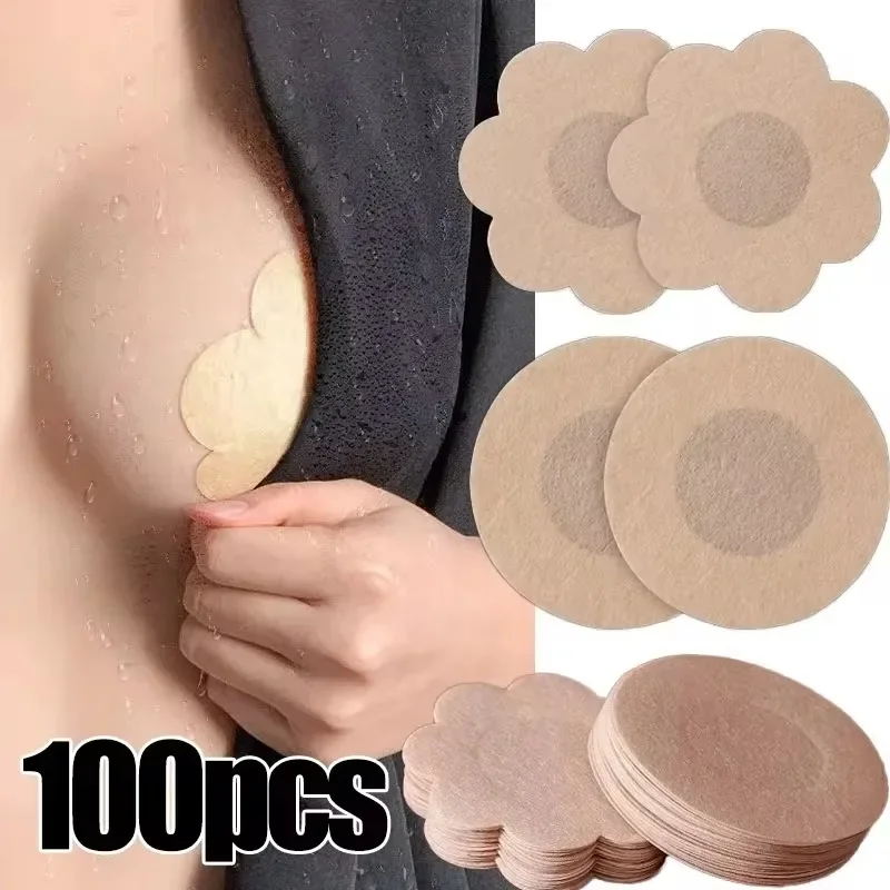 10/100pcs Women Nipple Cover S - Strapless Bra Adhesive 评论和价格
